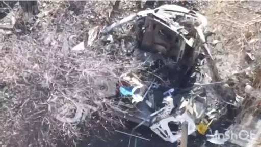 Ковшаровка. Кадры уничтожения машины скорой помощи противника