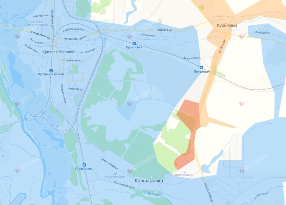 Российские войска продвигаются на Купянском направлении