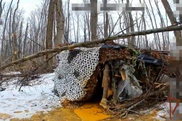 Бойцы «стальной» бригады Росгвардии уничтожили блиндаж минометчиков ВСУ в Харьковской области (видео)