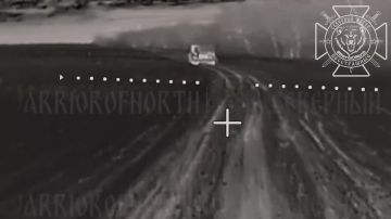 Бои на Великобурлукском направлении: Северяне уничтожают американский БТР