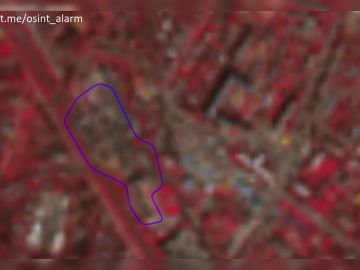 Удар БпЛА по складам в г.Изюм, Харьковской области в ночь на 25 марта 2025г