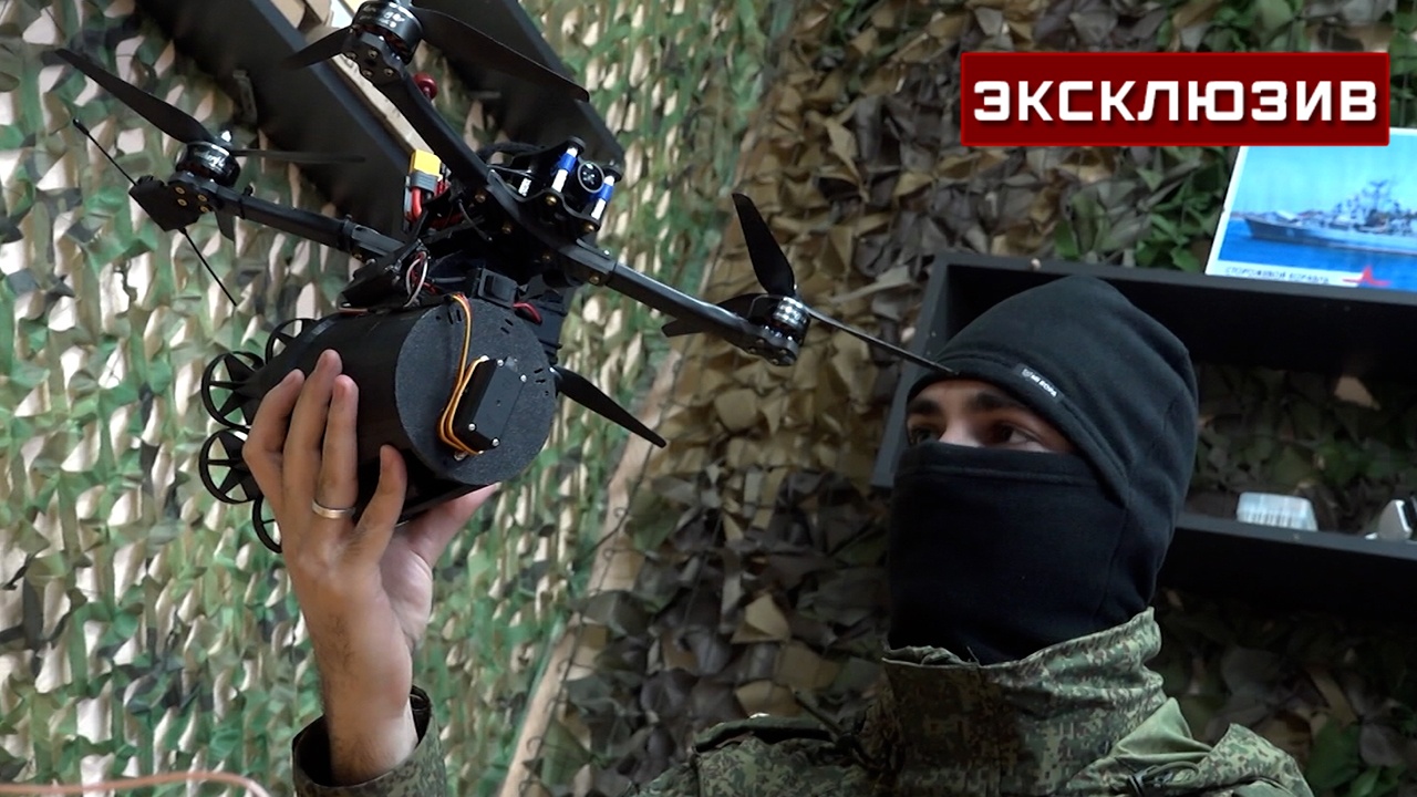 Револьвер в небе: инженеры превратили дрон в шестизарядный штурмовик