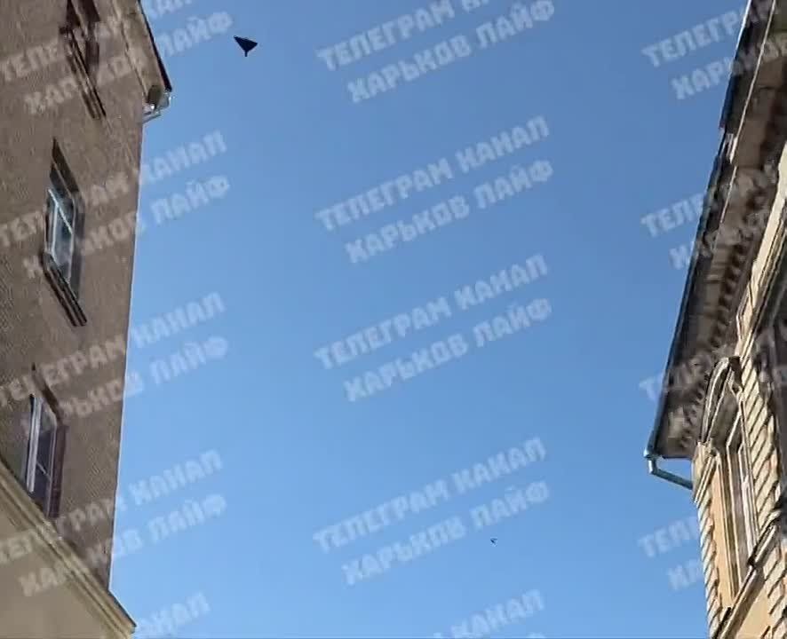 Атака "Гераней" на вражеские объекты в Харькове продолжается