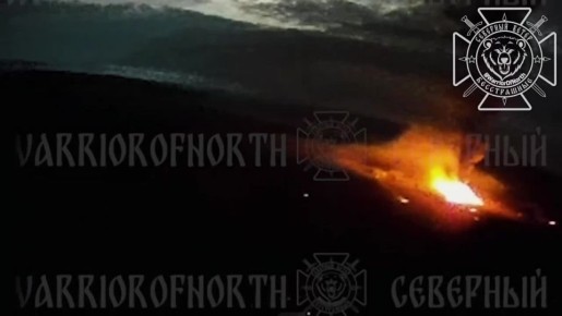 Операторы БпЛА из 6й армии "Северян" уничтожили fpv-дронами всушную 155-мм САУ 2С22 "Богдана" в Харьковской области