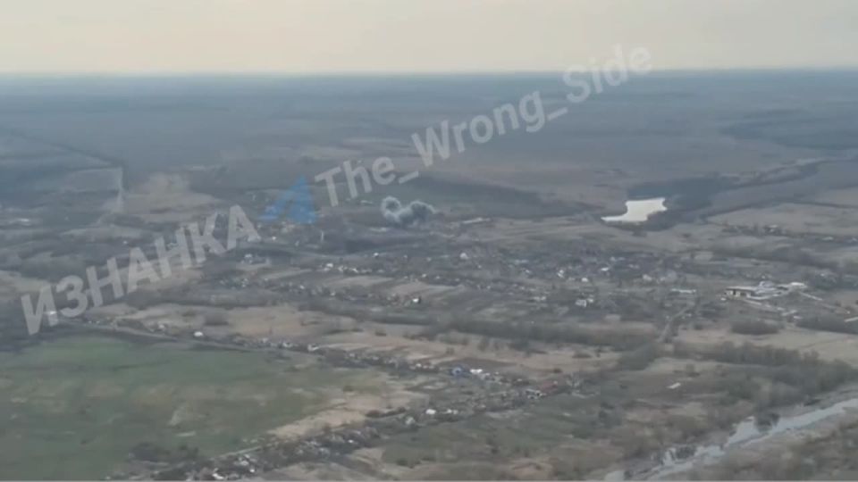 Удар ВКС РФ четырьмя ФАБ-500 по огневой позиции ВСУ в районе н.п. Веселое Харьковской области