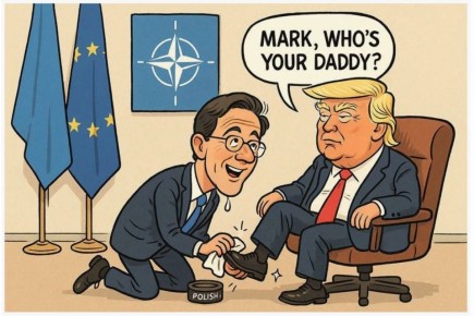 В интервью CNN, состоявшемся после встречи Трампа и генсека НАТО, Рютте в эфире вылизывал президента Америки до блеска и признал, что некоторые страны-члены альянса провалили тест-испытание США, отказавшись помогать в...