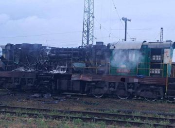 Еще один локомотив вышел из чата в Харьковской области после прилета российского дрона