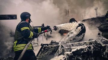 Украина в огне после ударов ВС РФ. Новости СВО