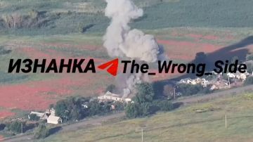 Кадры объективного контроля удара ЛМУР по ПУ БПЛА ВСУ в н.п. Шийковка на Боровском направлении