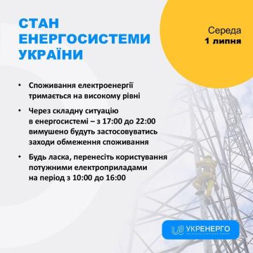 ВС РФ атаковали энергообъекты в Черниговской, Харьковской, Днепропетровской, Запорожской, Херсонской и Кировоградской областях: есть обесточивание, — «Укрэнерго»