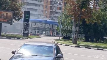 Сегодня утром прилетело по некому складскому помещению в Немышлянском районе города
