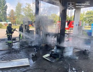В Харькове FPV-дроном уничтожена очередная АЗС