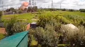 «Герань» ударила по электроподстанции в Харьковской области