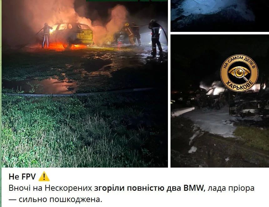 Харьковское подполье вновь дало о себе знать: второй день подряд в городе полыхают машины тцкунов и всушников!