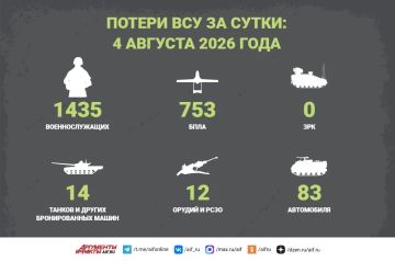 Новости СВО за 4 августа. ВС РФ продолжают уничтожать флот, доставляющий ВСУ военные грузы