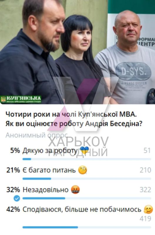 Владимир Зеленский уволил Андрея Беседина с должности начальника Купянской городской военной администрации Харьковской области
