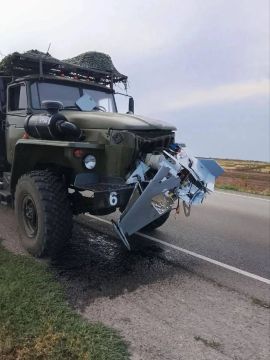 Урал выдержал прямое попадание дрона