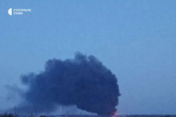 Кадры вечернего прилёта по промзоне в Сумах