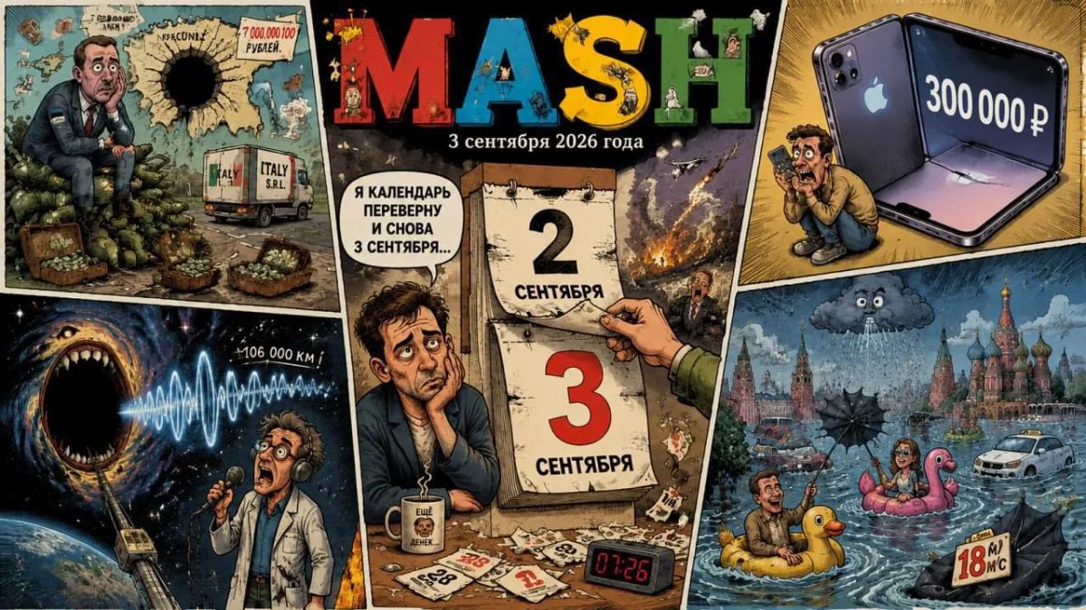 Календарь перевернули, а тут Mash-дайджест