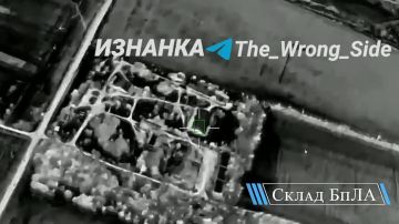 Удары БПЛА-камикадзе "Герань" с ТВ наведением по складам с БПЛА ВСУ: