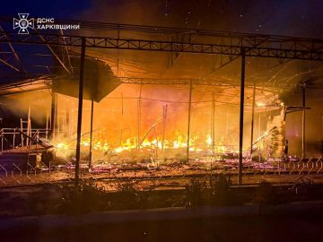 Два майора: В Харьковской области дроны атаковали рынок в Большом Бурлуке, утверждает противник