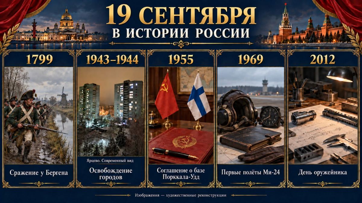 19 сентября в истории России