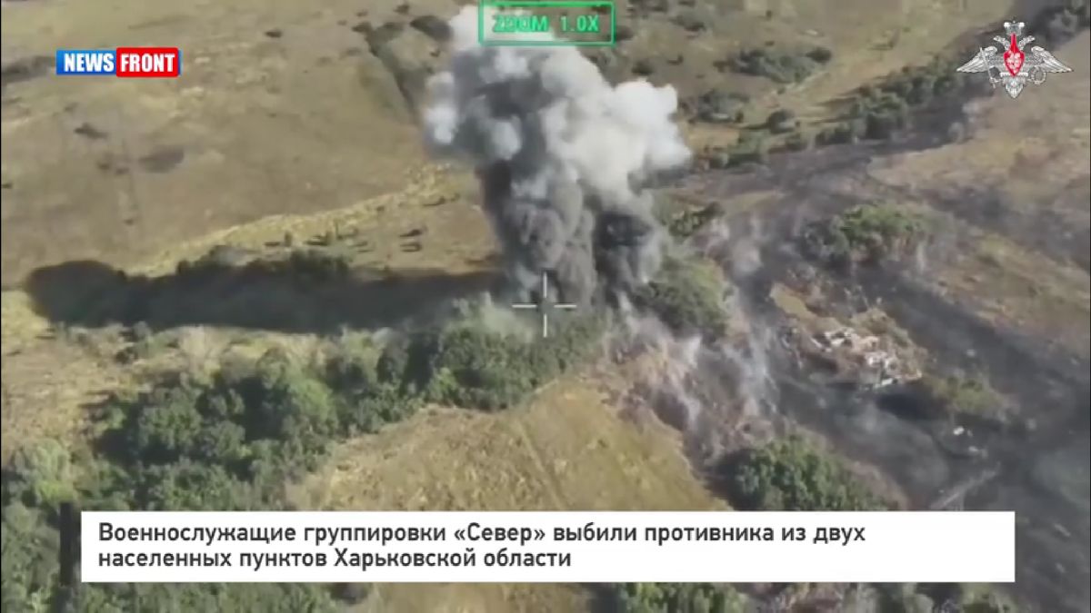Военнослужащие группировки «Север» выбили противника из двух населенных пунктов Харьковской области